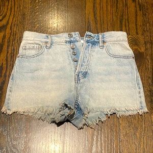 PacSun Vintage High-rise denim shorts size 25